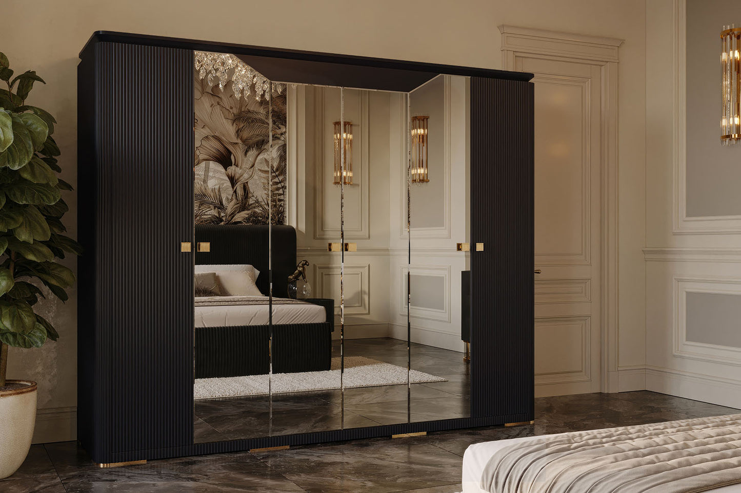 Lyon Black Bedroom